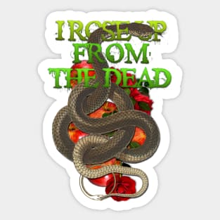 I rose up from the dead. Sticker